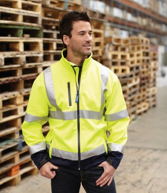 YK206 Yoko Hi-Vis Soft Shell Jacket - Workwear Online