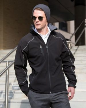 RS118 Result Work-Guard Hooded Soft Shell Jacket