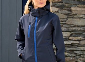 RS230F Result Core Womens Hooded Soft Shell Jacket