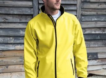 RS231M Result Core Printable Soft Shell Jacket