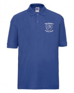 539b West Buckland School Polo Shirt Bright Royal