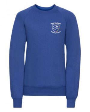 762b West Buckland School Jumper Royal Blue