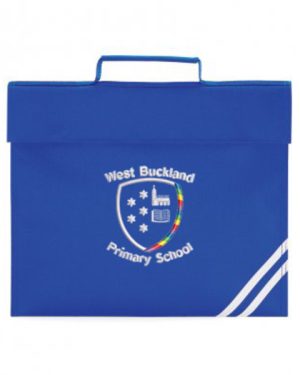 QD456 West Buckland Nursery School Book Bag Royal Blue