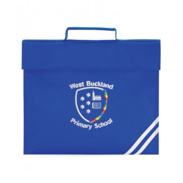 QD456 West Buckland Nursery School Book Bag Royal Blue