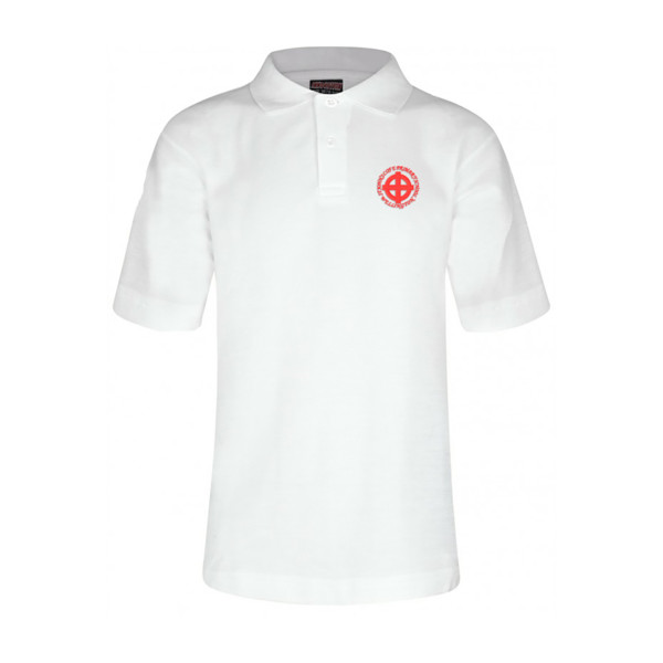 POS St Johns C of E School Polo Shirt White