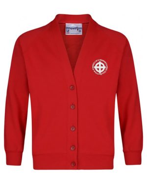 SWC St Johns C of E School Cardigan Red