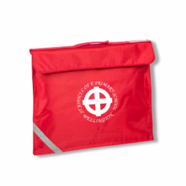 St Johns C of E Primary School Book Bag Red