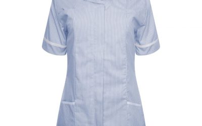 Behrens Ladies Zip Tunic Striped