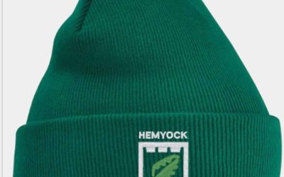 BB45B Hemyock School Logo Beechfield Kids Original Cuffed Beanie