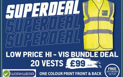 Bundle 20 UC801 Sleeveless Safety Waist Coats